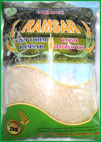 Gạo thơm Ramsar - Tổng Công Ty Lương Thực Miền Nam